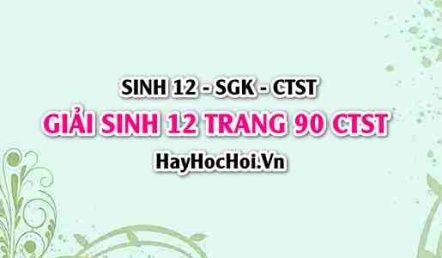 Giải Sinh 12 trang 90 Chân trời sáng tạo SGK